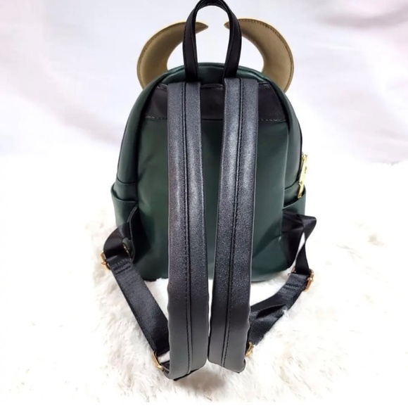 Loungefly Marvel Loki Green/Beige Backpack New - Picture 2 of 6